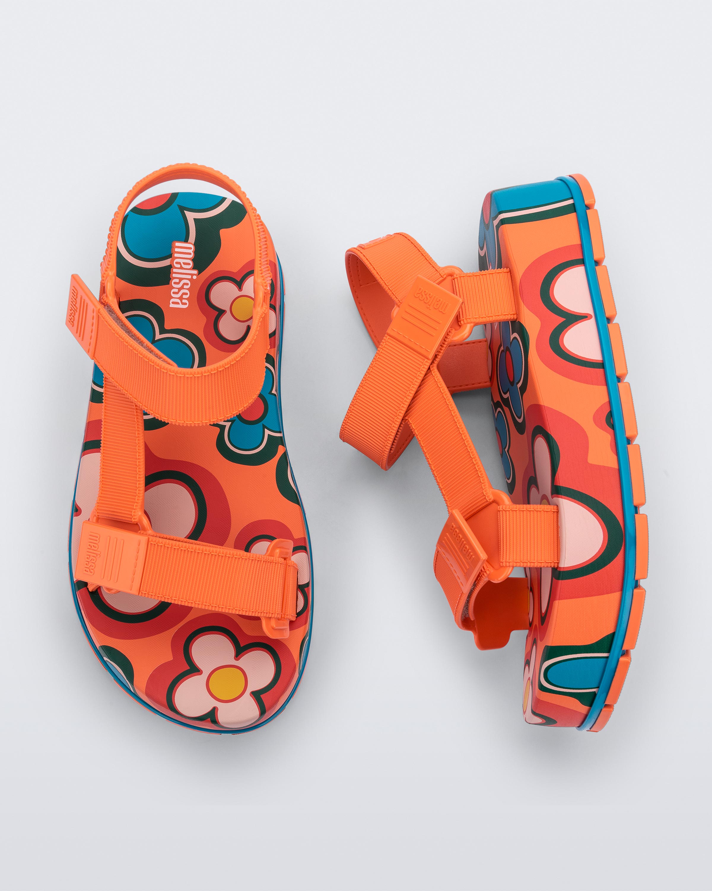 Melissa Flowing Platform Orange