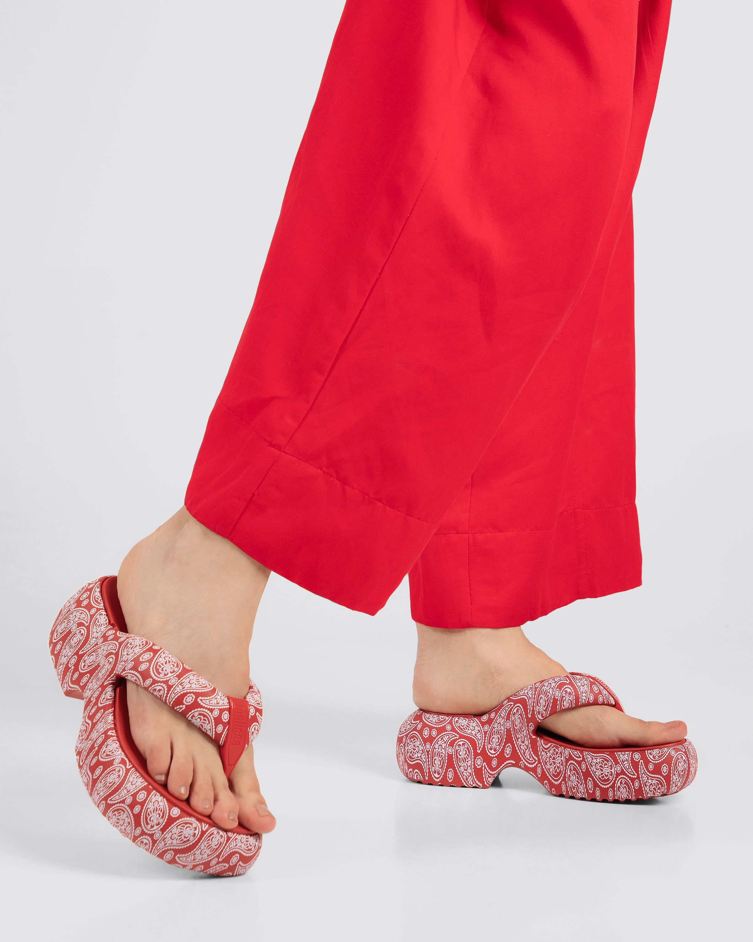 Melissa Free Fuzzy Printed Platform
