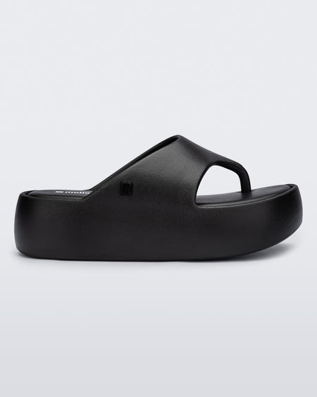 MELISSA FREE PLATFORM THONG-BLACK