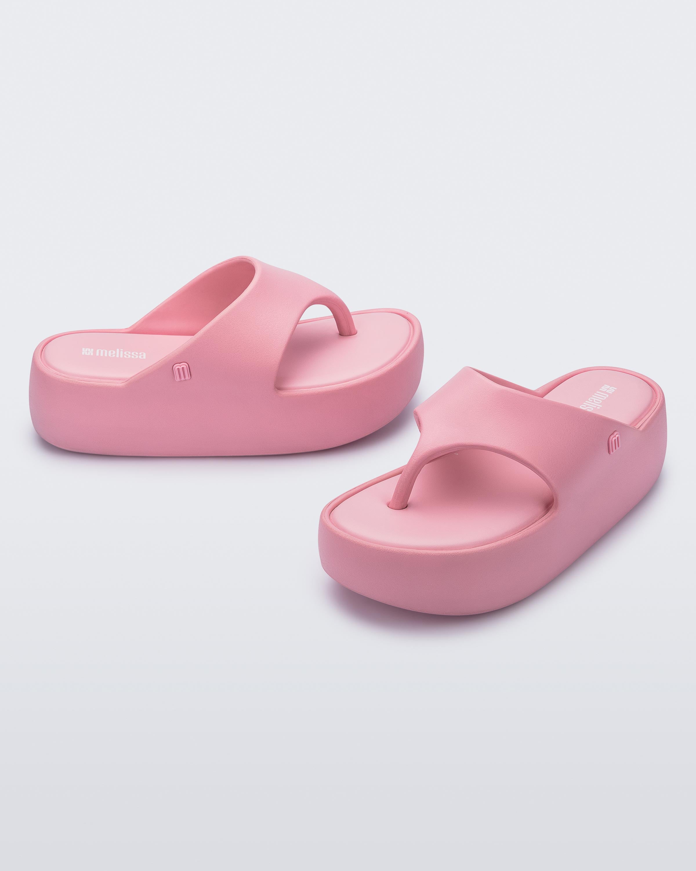 MELISSA FREE PLATFORM THONG - LIGHT PINK