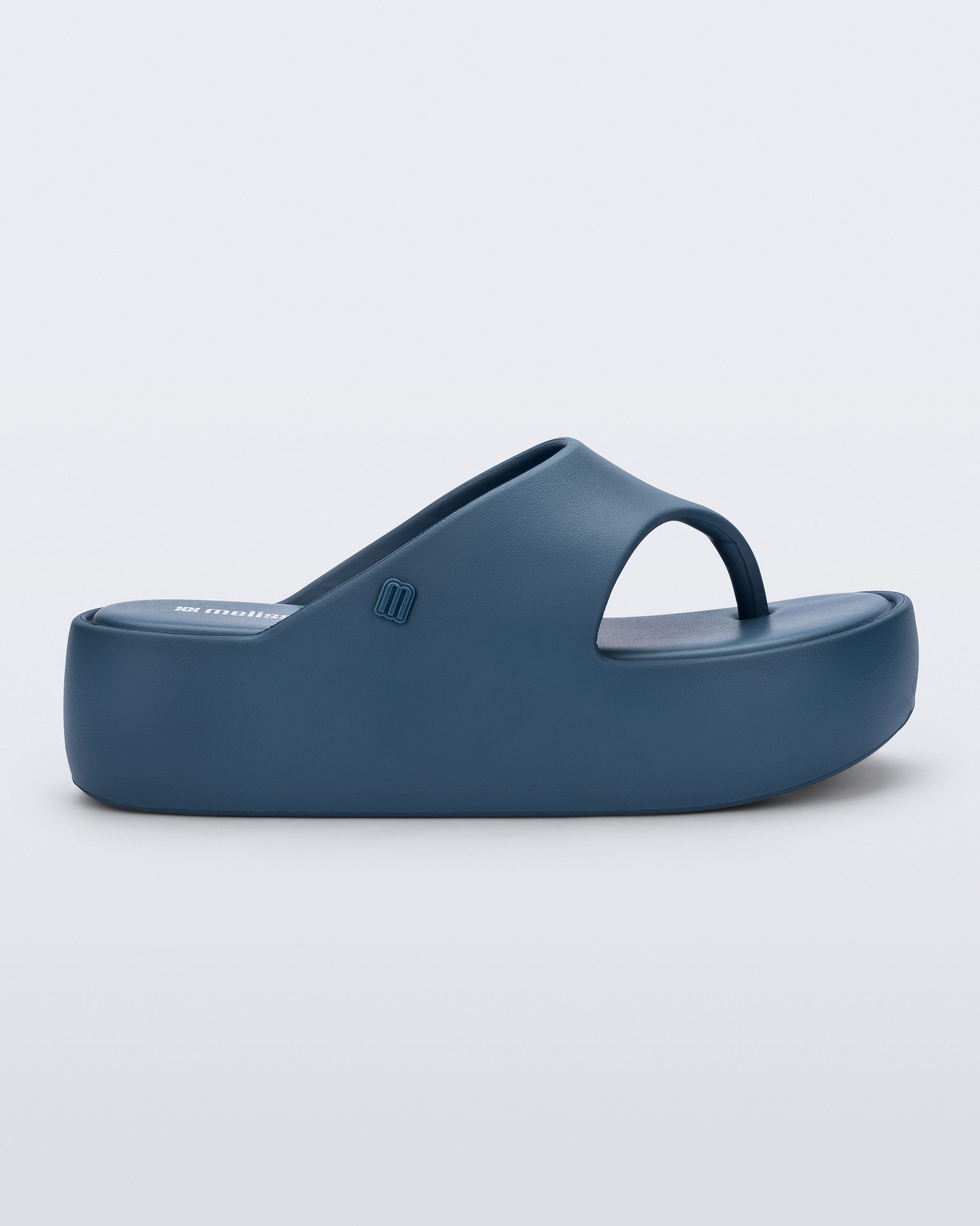 MELISSA FREE PLATFORM THONG -BLUE