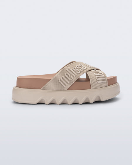 MELISSA CROSS M LOVER PLATFORM BEIGE BROWN