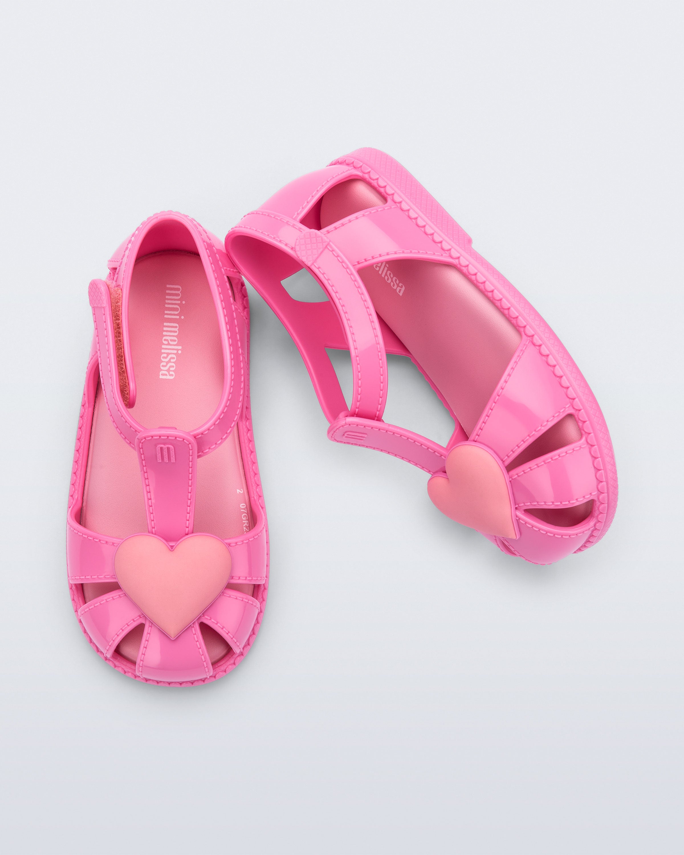 MINI MELISSA HIP HEART BALLERINA PINK