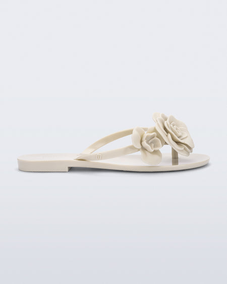 Melissa Harmonic Petals Flip Flop Beige