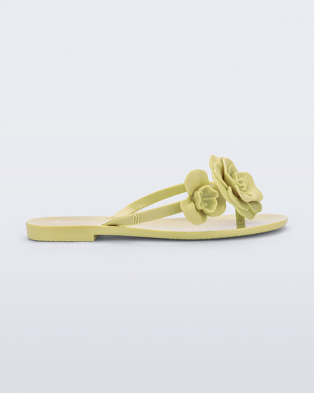 Melissa Harmonic Petals Flip Flop  Green