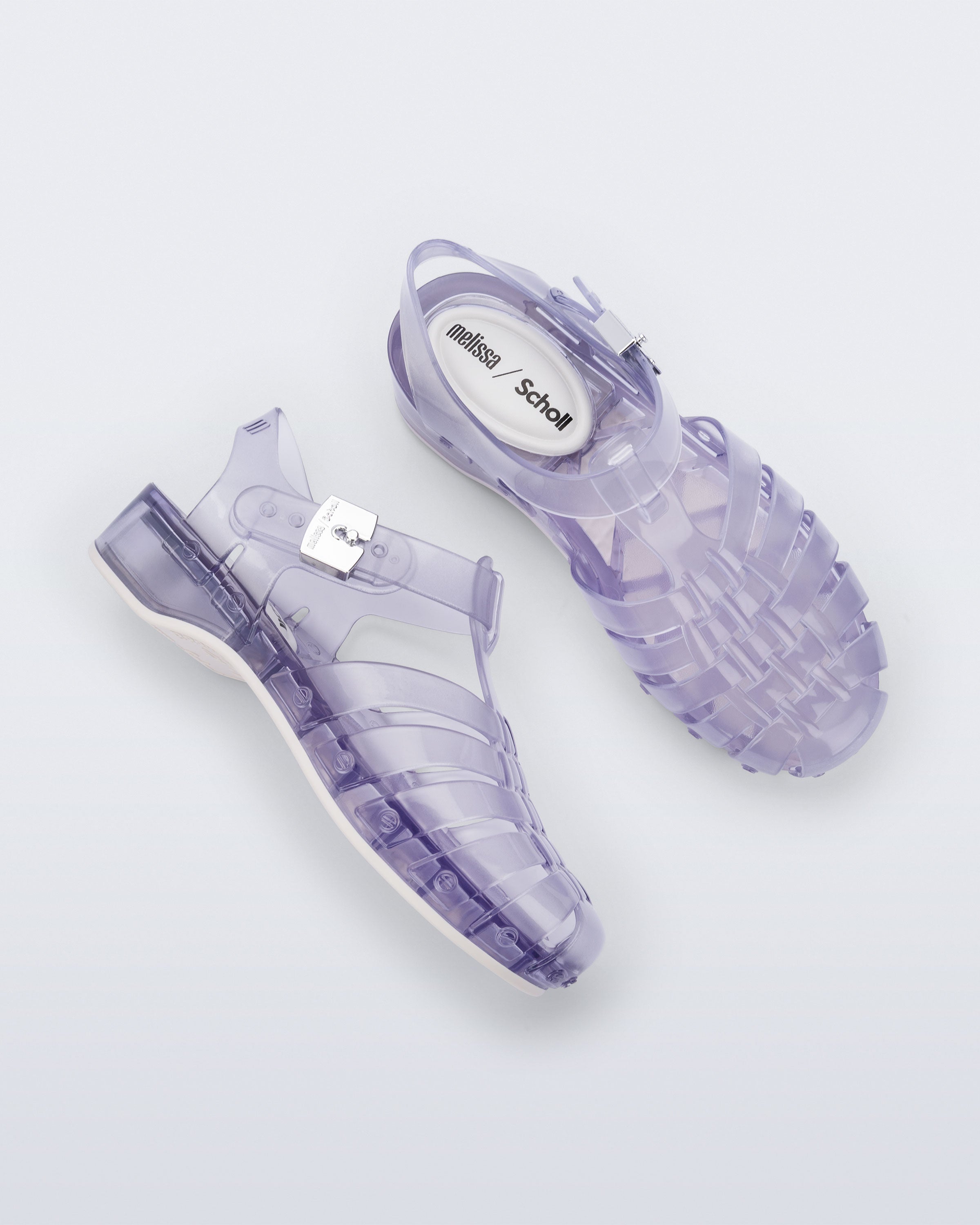 MELISSA POSSESSION PESCURA HEEL + SCHOLL CLEAR