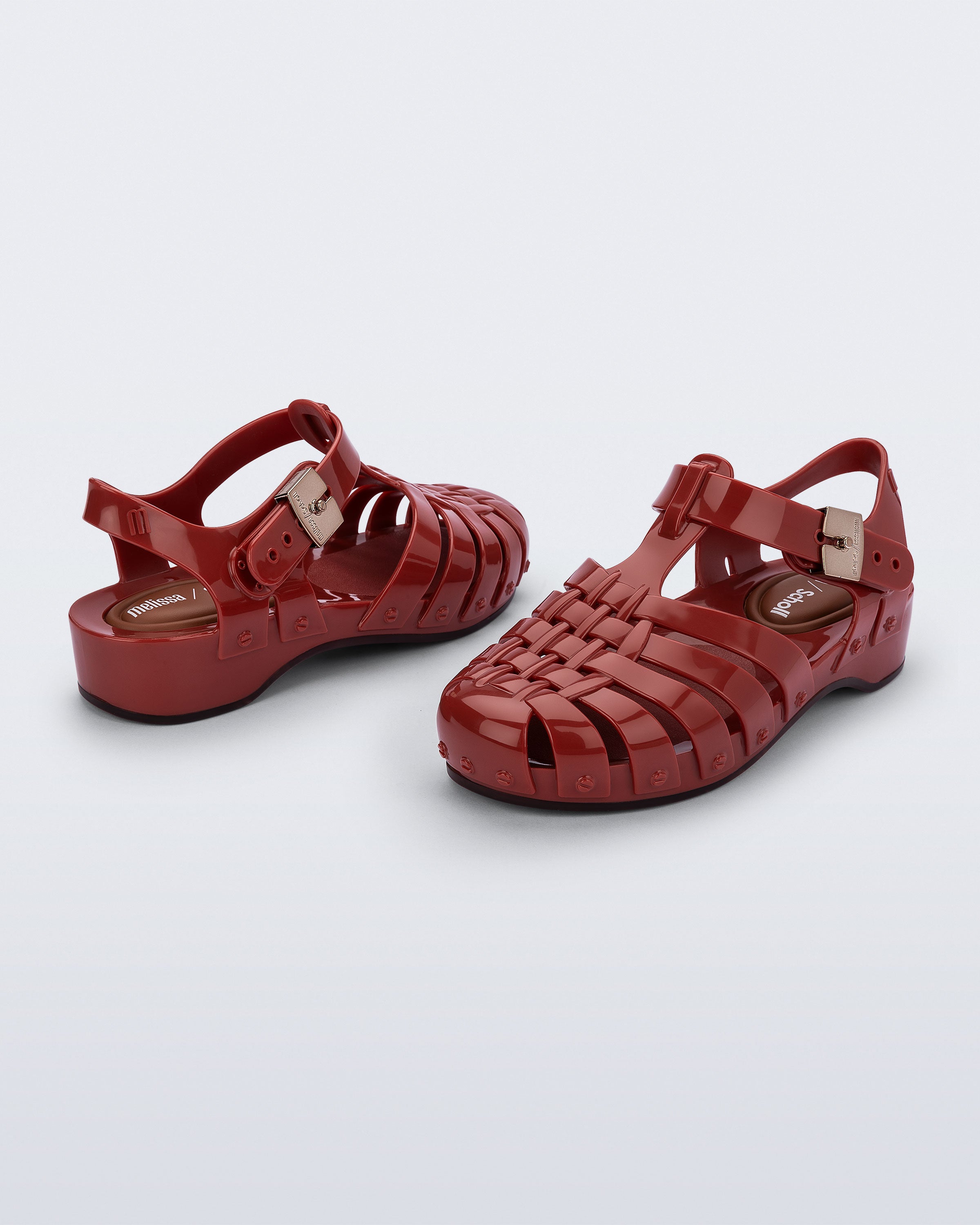 MELISSA POSSESSION PESCURA HEEL + SCHOLL RED