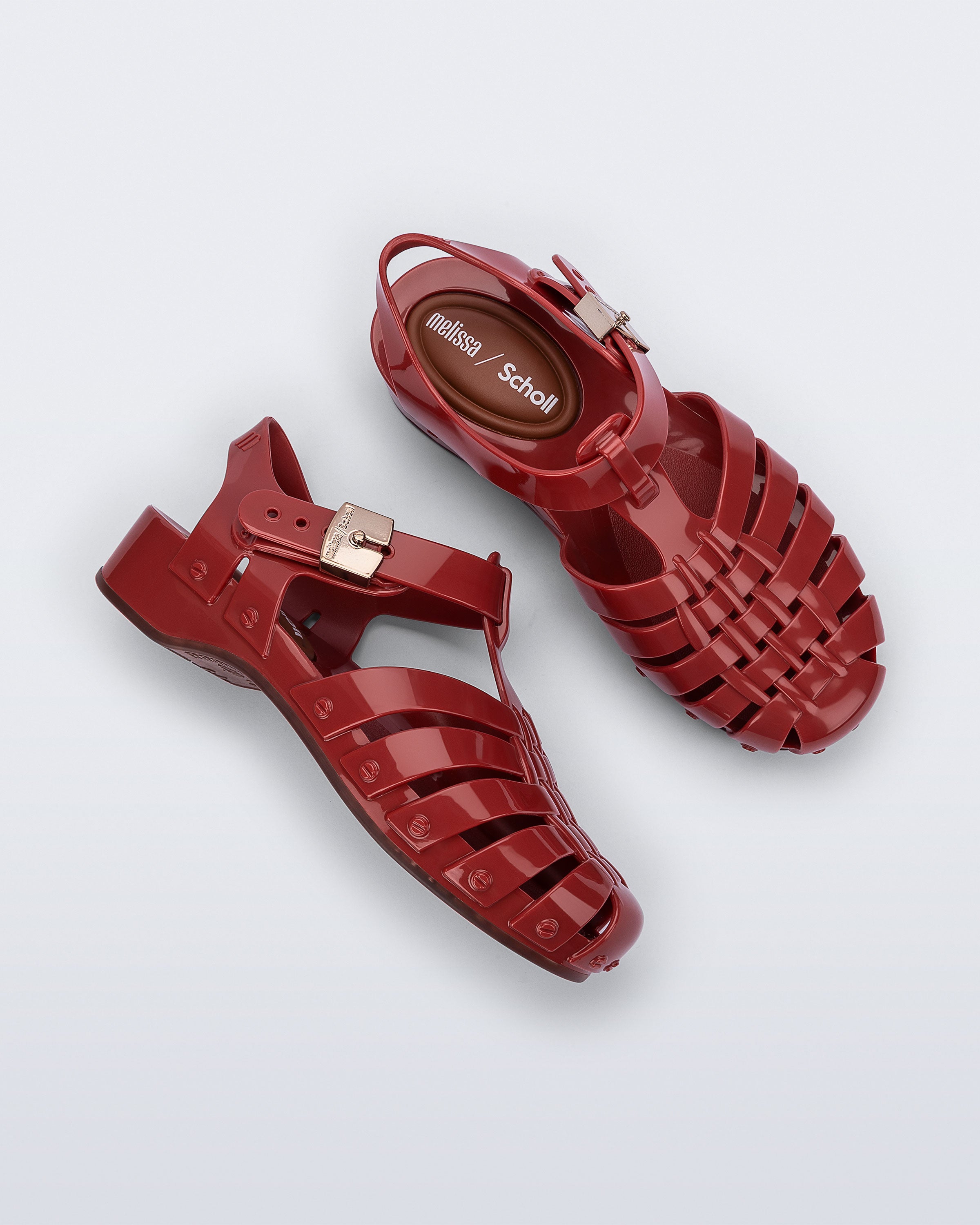 MELISSA POSSESSION PESCURA HEEL + SCHOLL RED