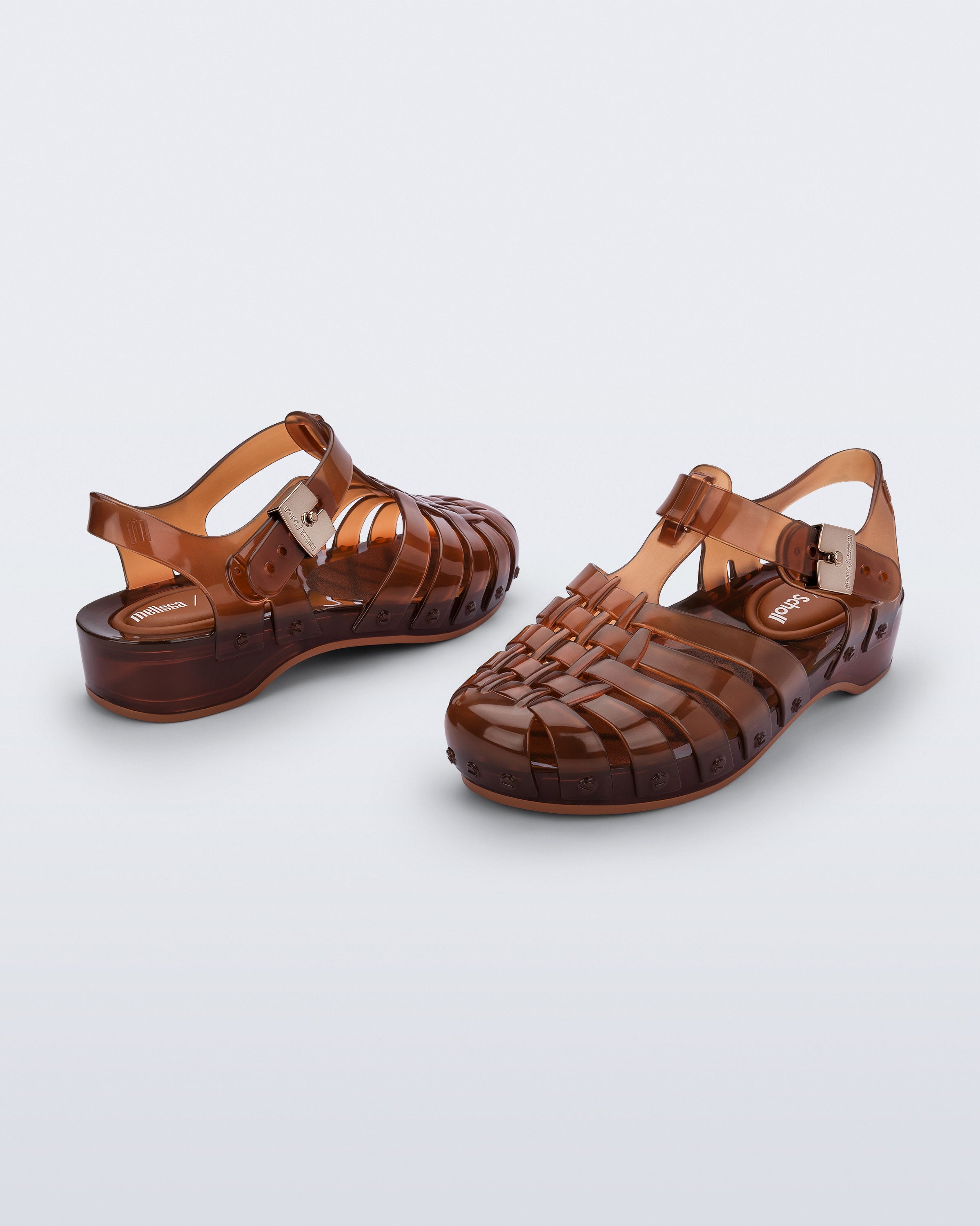 MELISSA POSSESSION PESCURA HEEL + SCHOLL BROWN