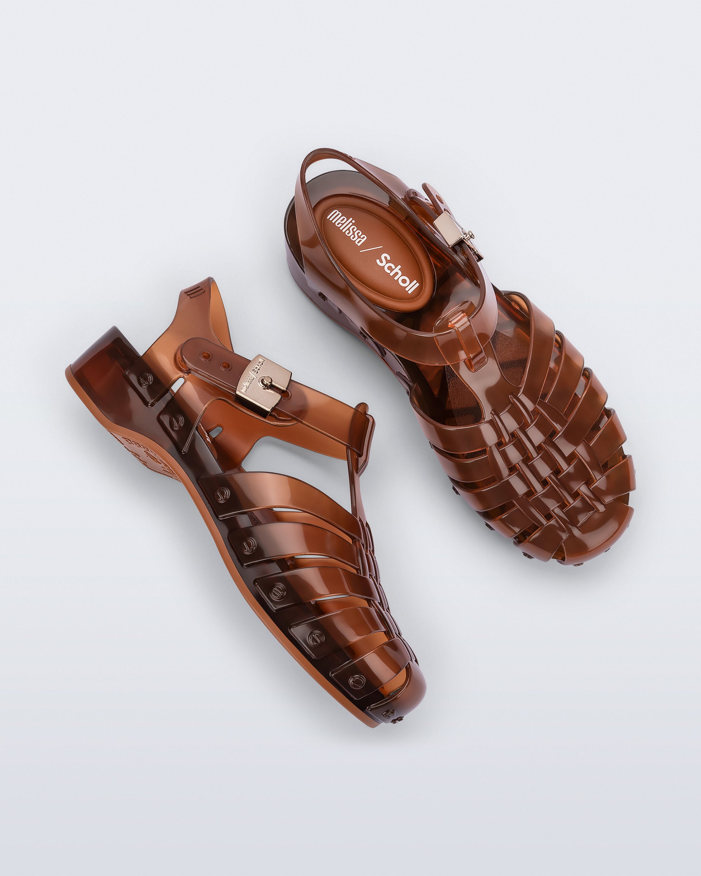 MELISSA POSSESSION PESCURA HEEL + SCHOLL BROWN
