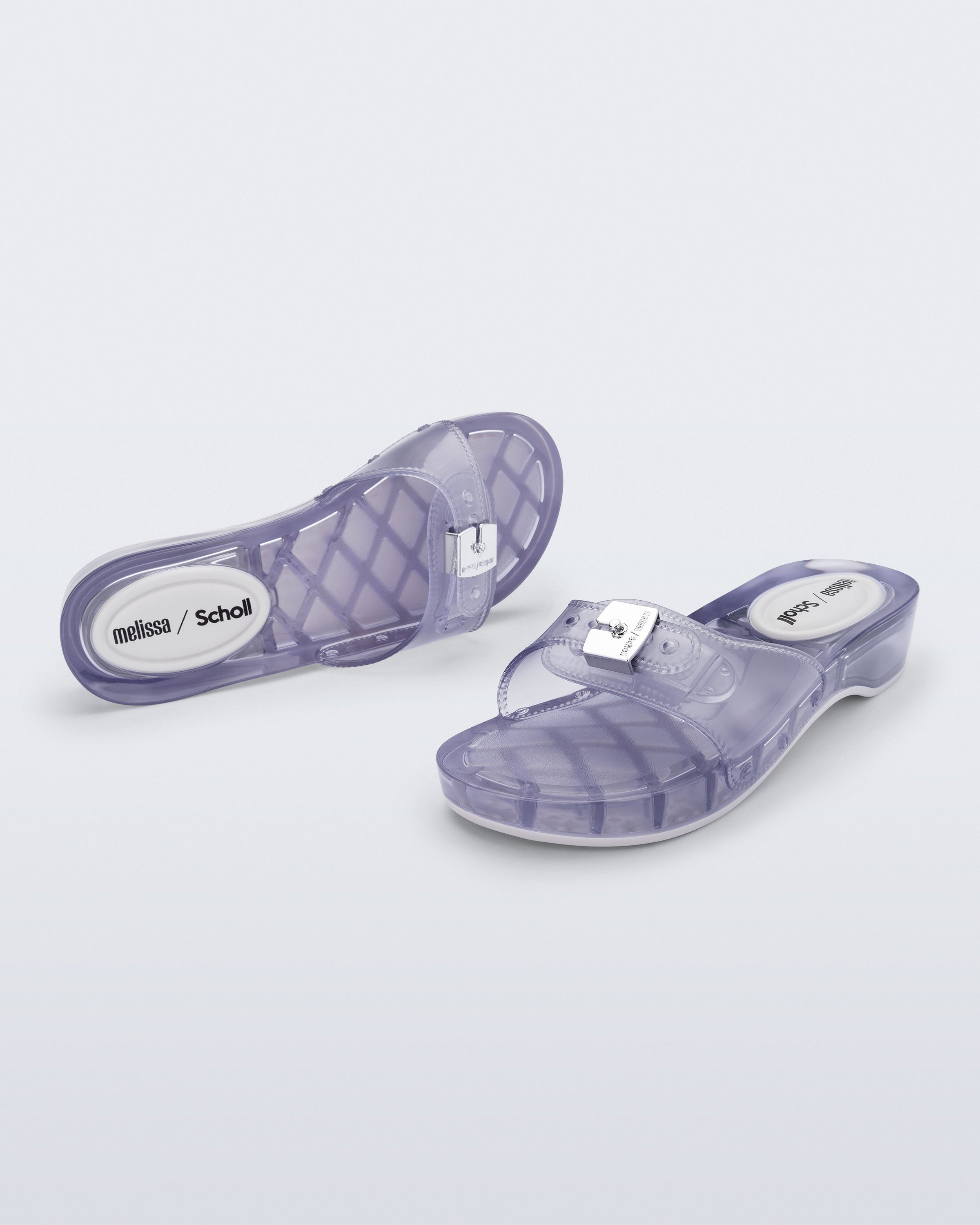 MELISSA PESCURA HEEL + SCHOLL CLEAR