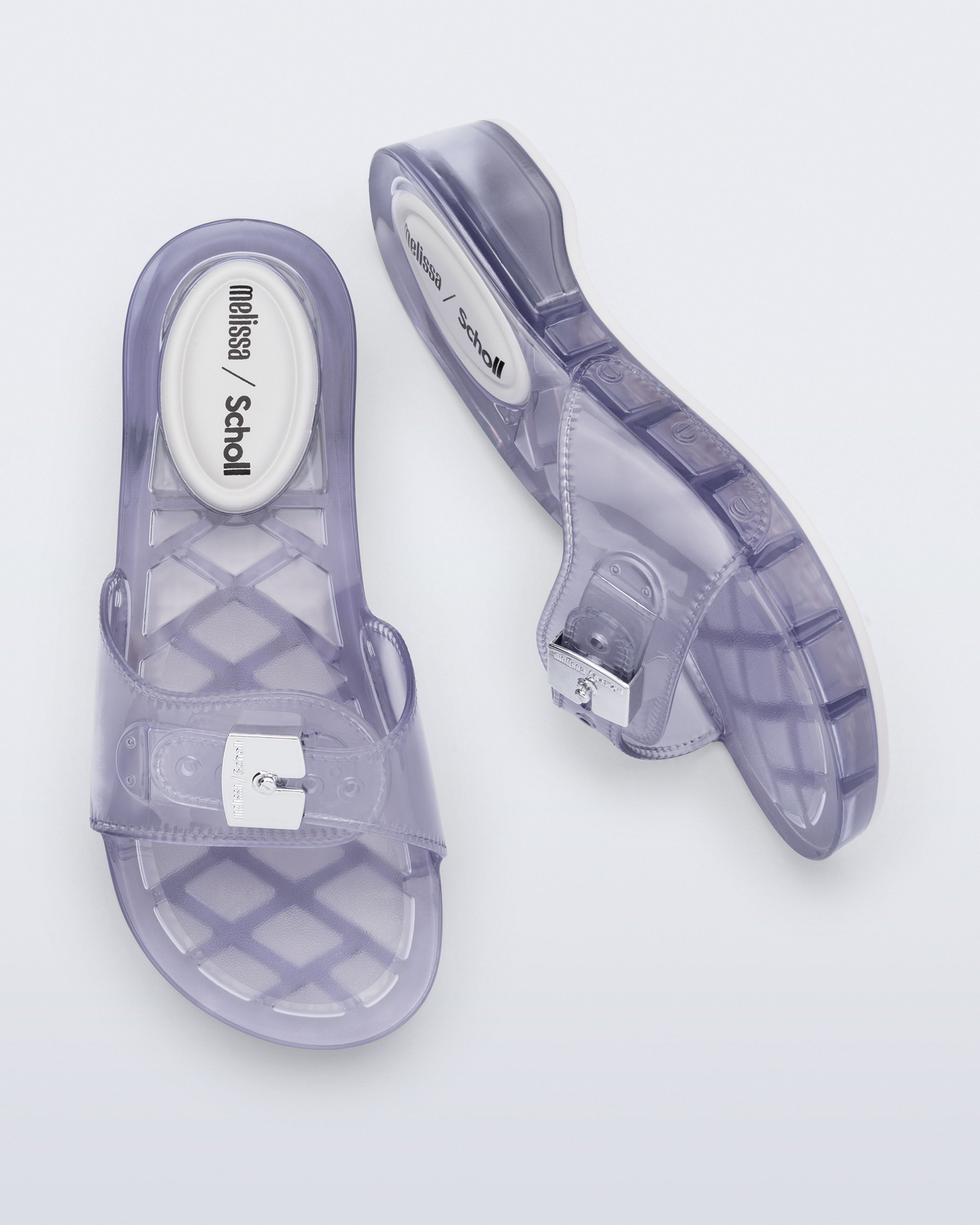 MELISSA PESCURA HEEL + SCHOLL CLEAR