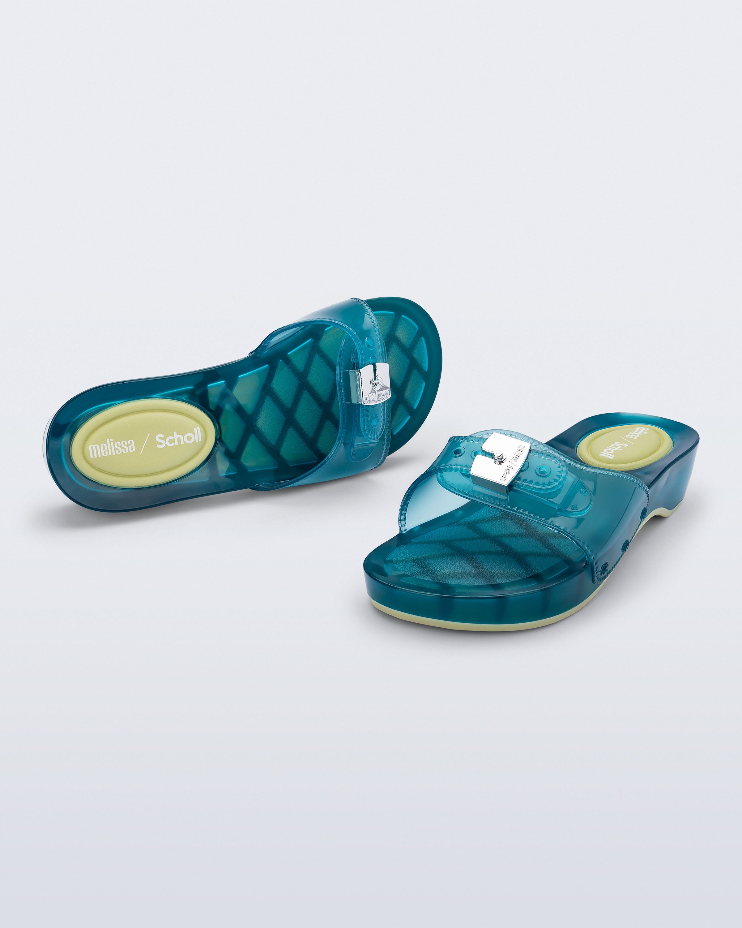 MELISSA PESCURA HEEL + SCHOLL BLUE