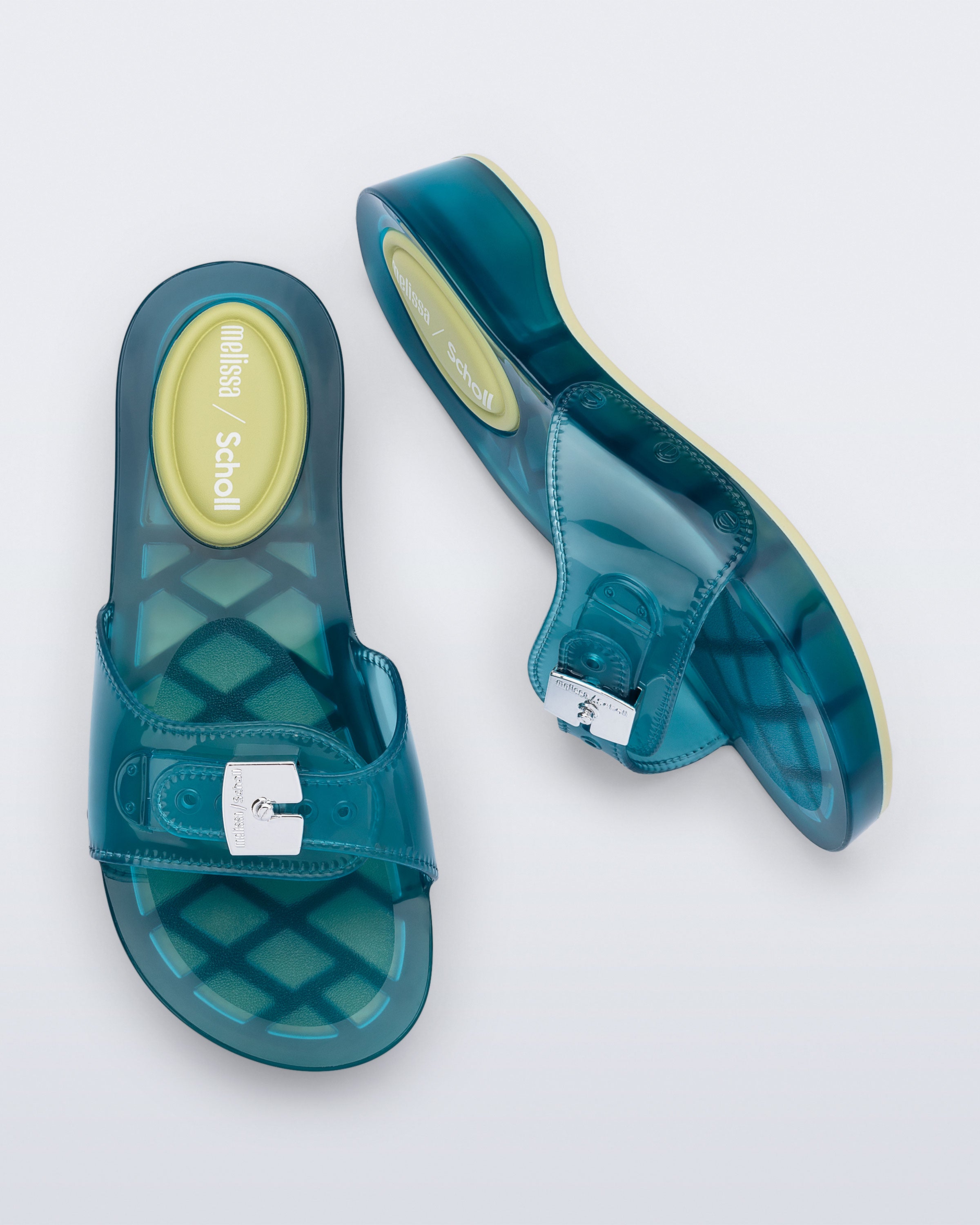 MELISSA PESCURA HEEL + SCHOLL BLUE