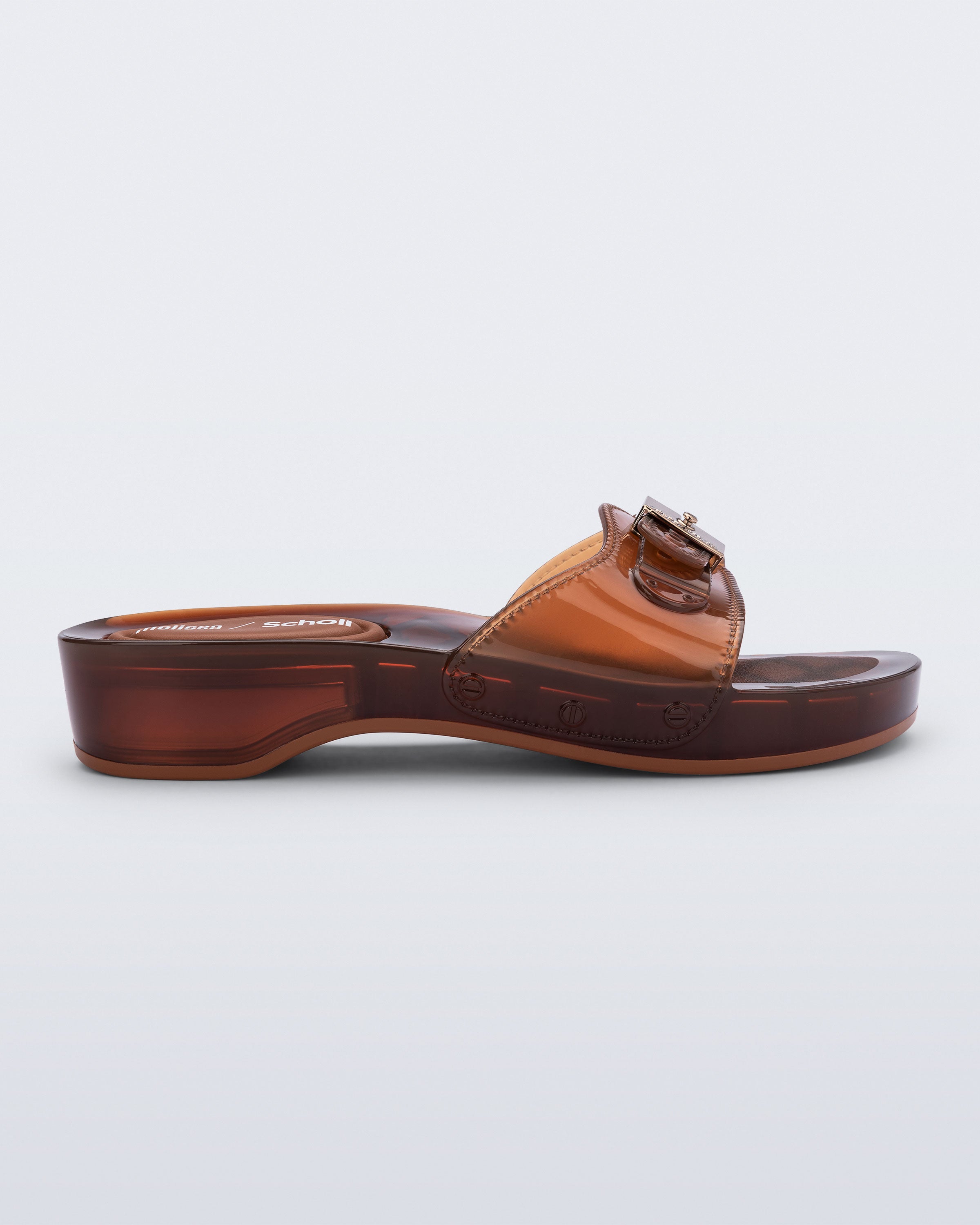 MELISSA PESCURA HEEL + SCHOLL BROWN