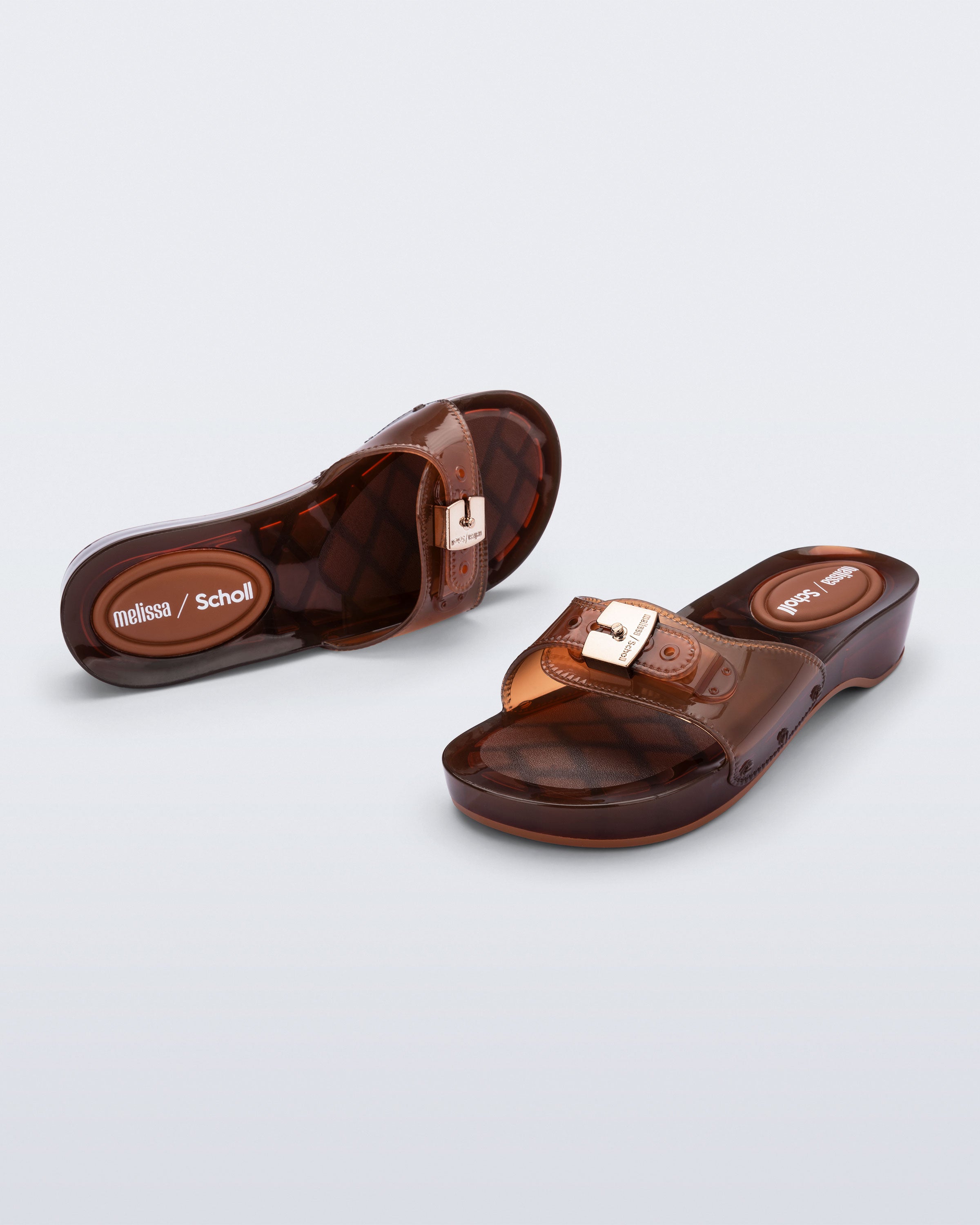 MELISSA PESCURA HEEL + SCHOLL BROWN