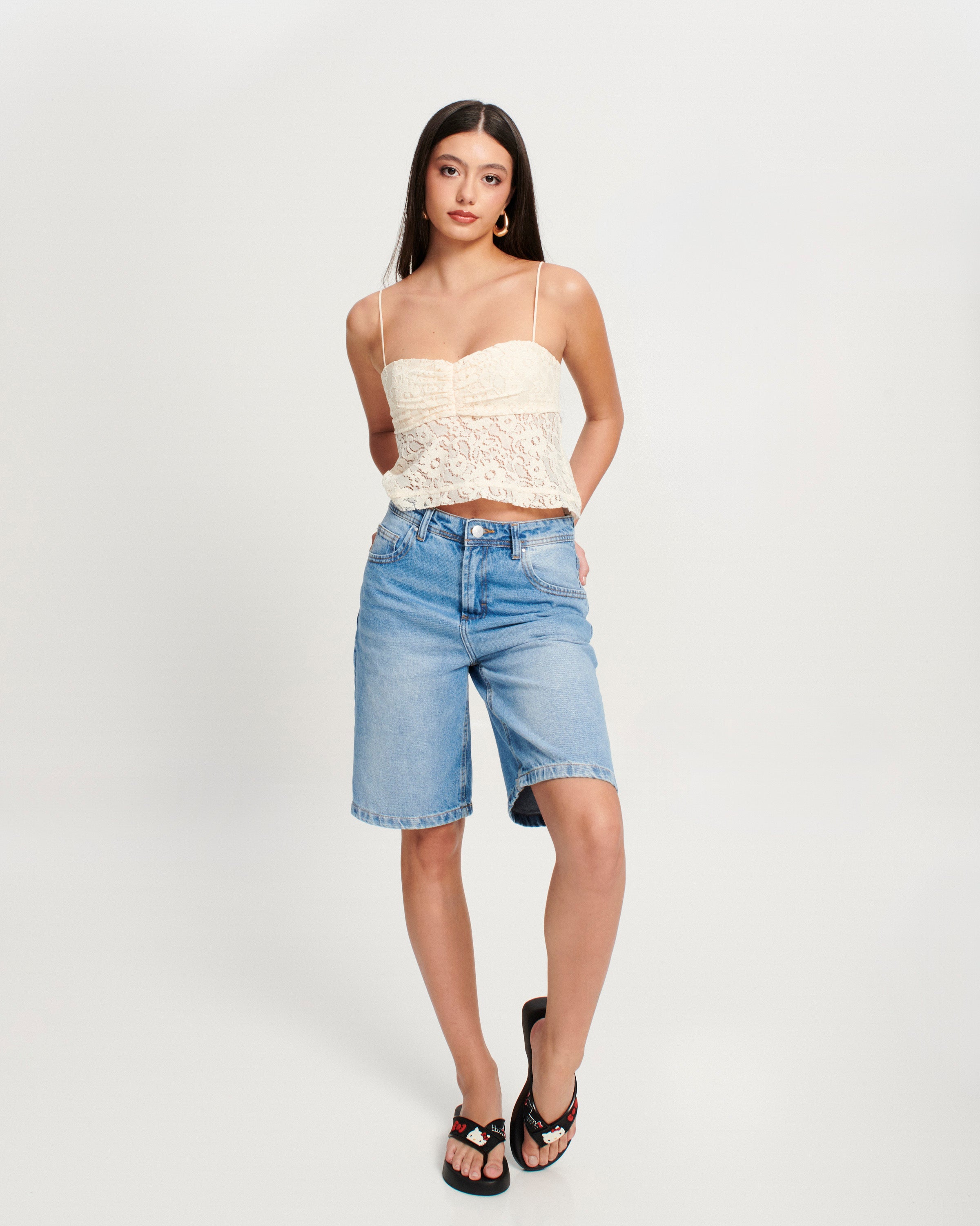 MELISSA FLATFORM + HELLO KITTY BLACK