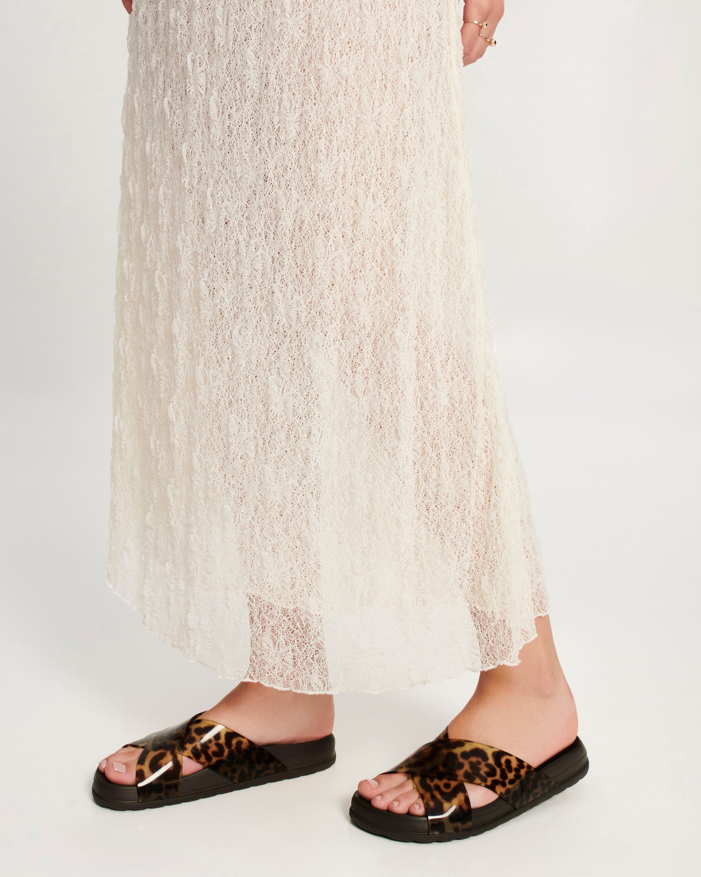 MELISSA COZY SLIDE II DARK BROWN
