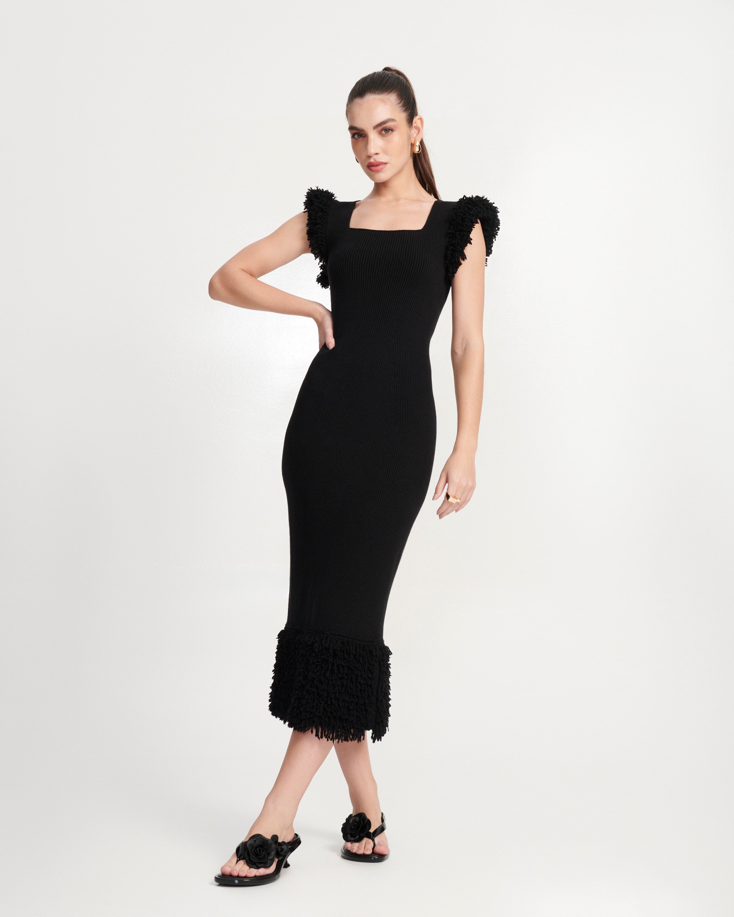 MELISSA THONG KITTEN HEEL PETALS