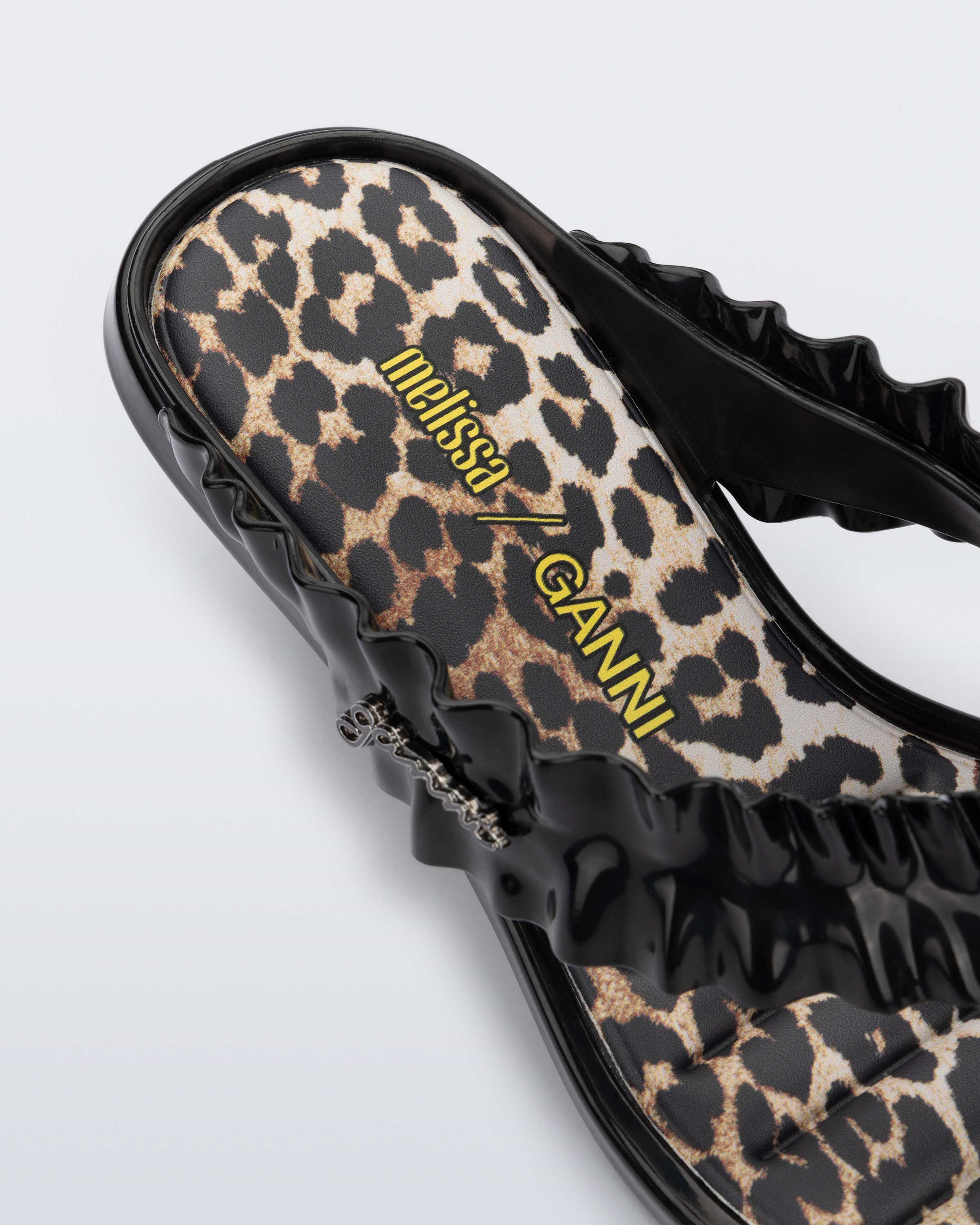 MELISSA THONG KITTEN HEEL + GANNI