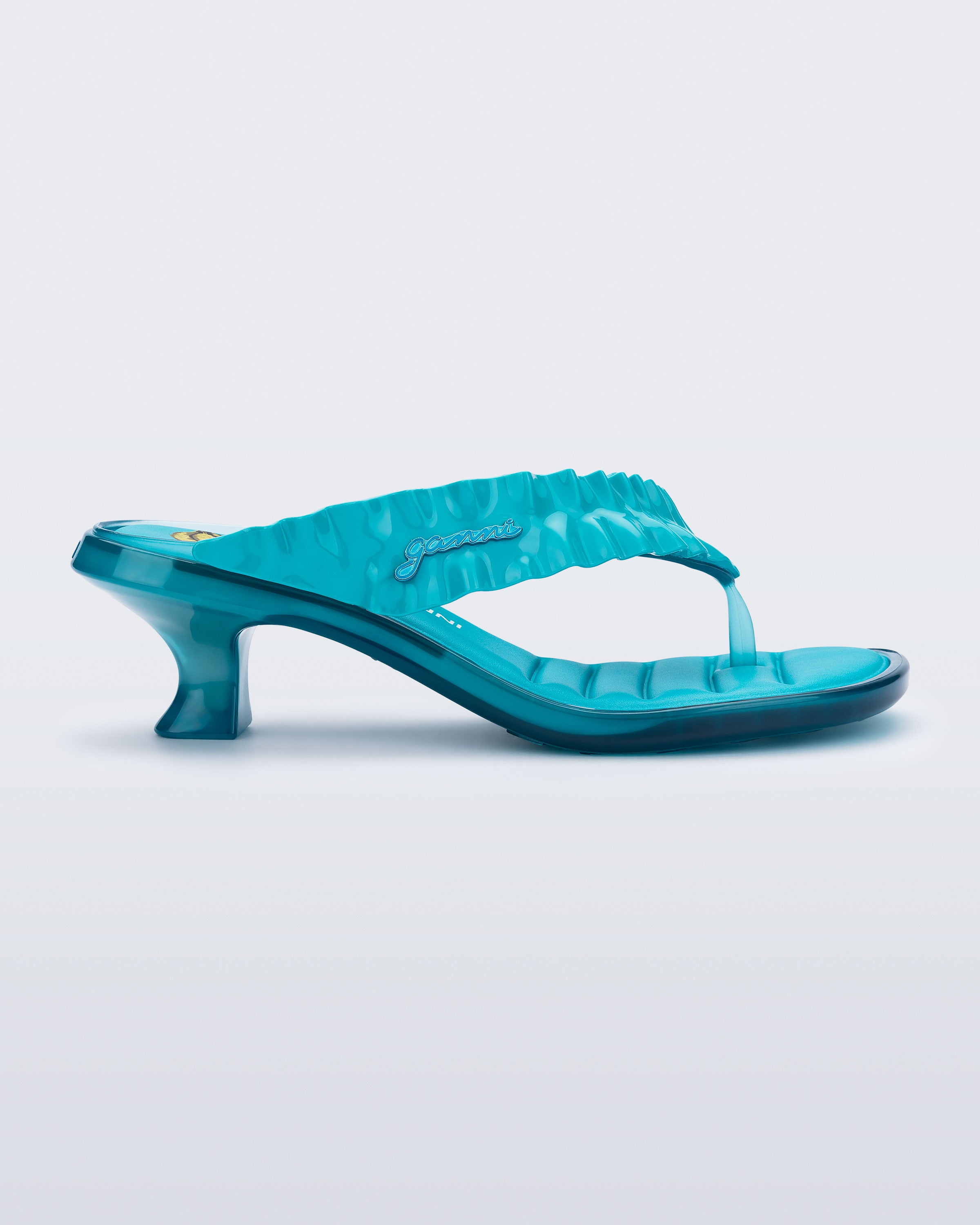 MELISSA THONG KITTEN HEEL + GANNI