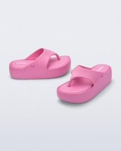 MELISSA FREE PLATFORM THONG -PINK