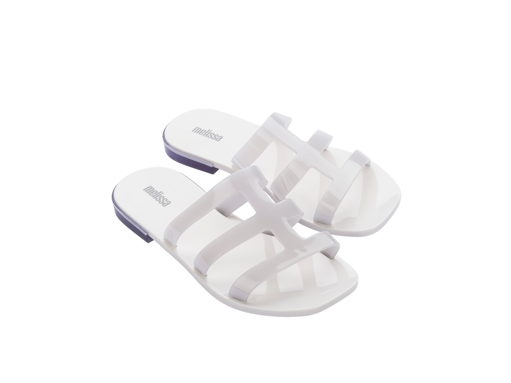 Melissa Caribe Slide - White