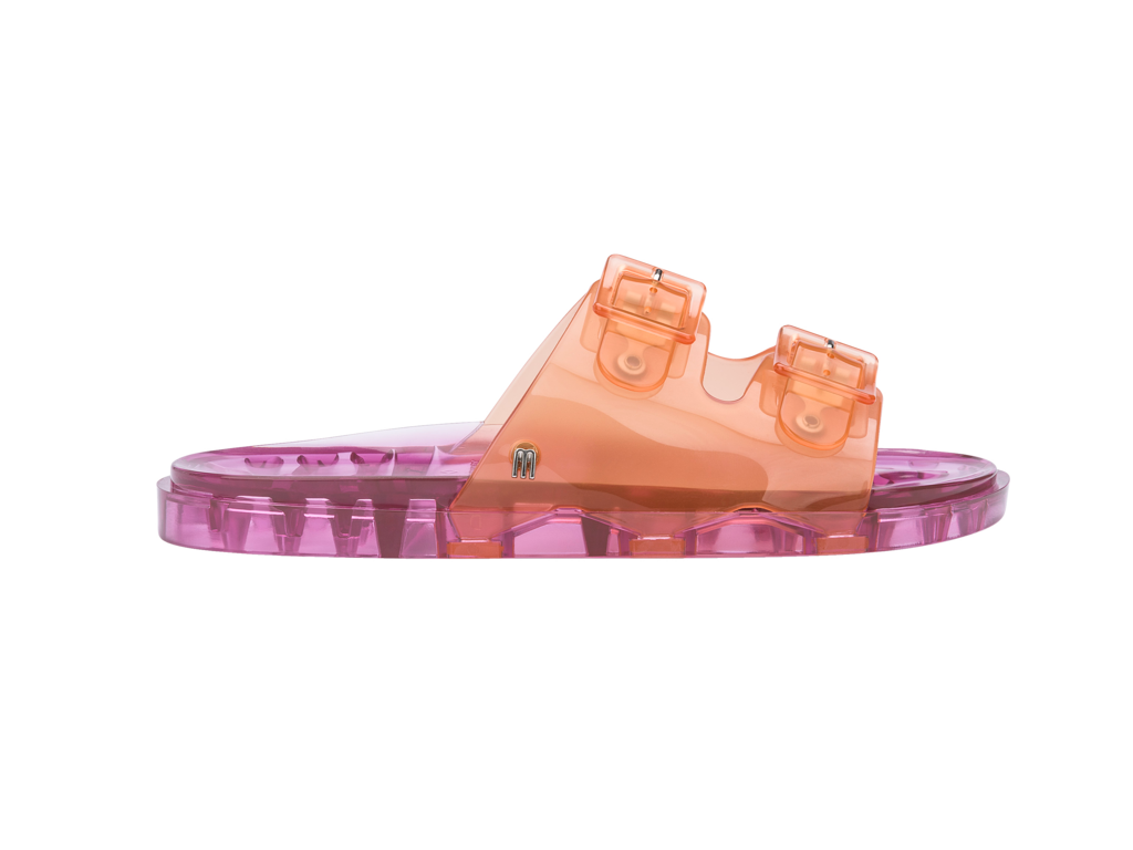 Melissa Wide Slide - Pink Orange