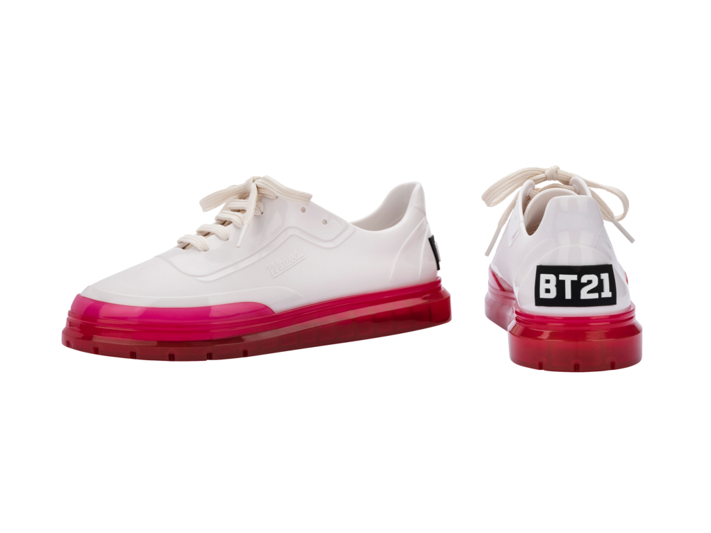 Melissa Classic Sneaker + BT21 - White/Pink