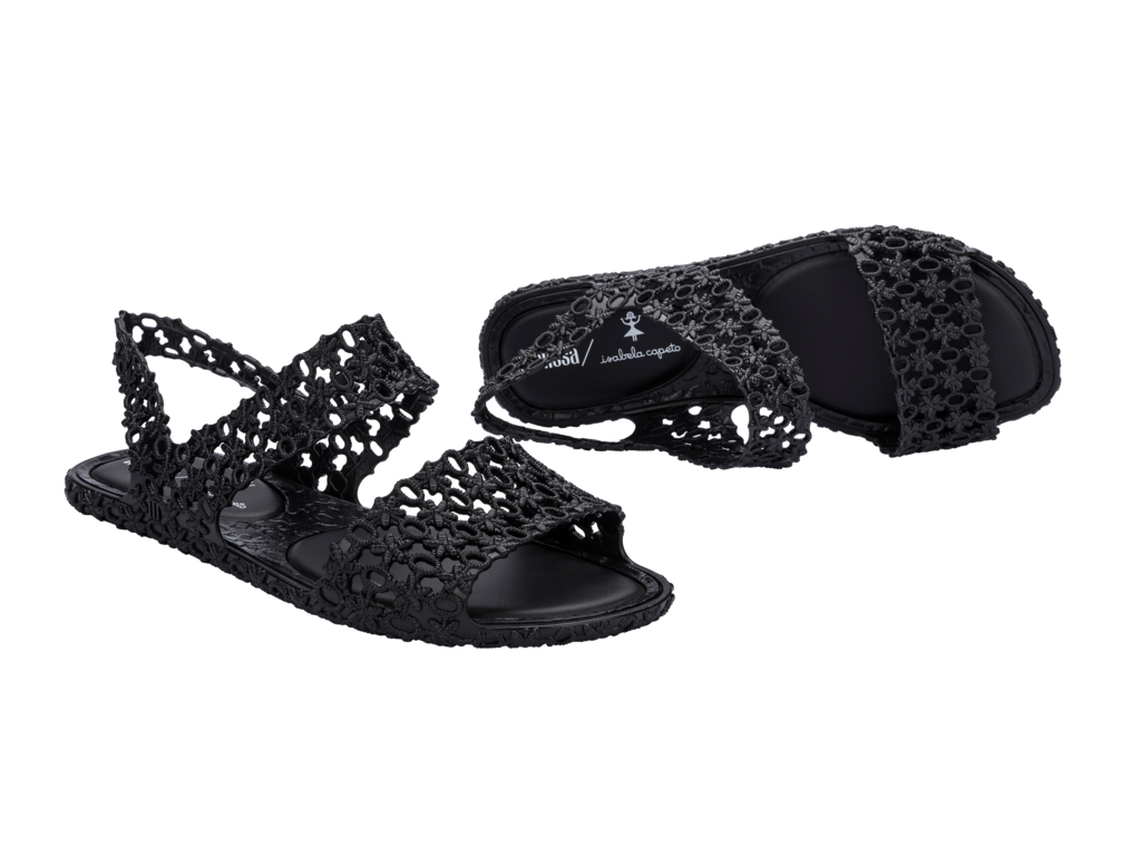 Melissa Essential Panc Sandal + Isabela Capeto - Black