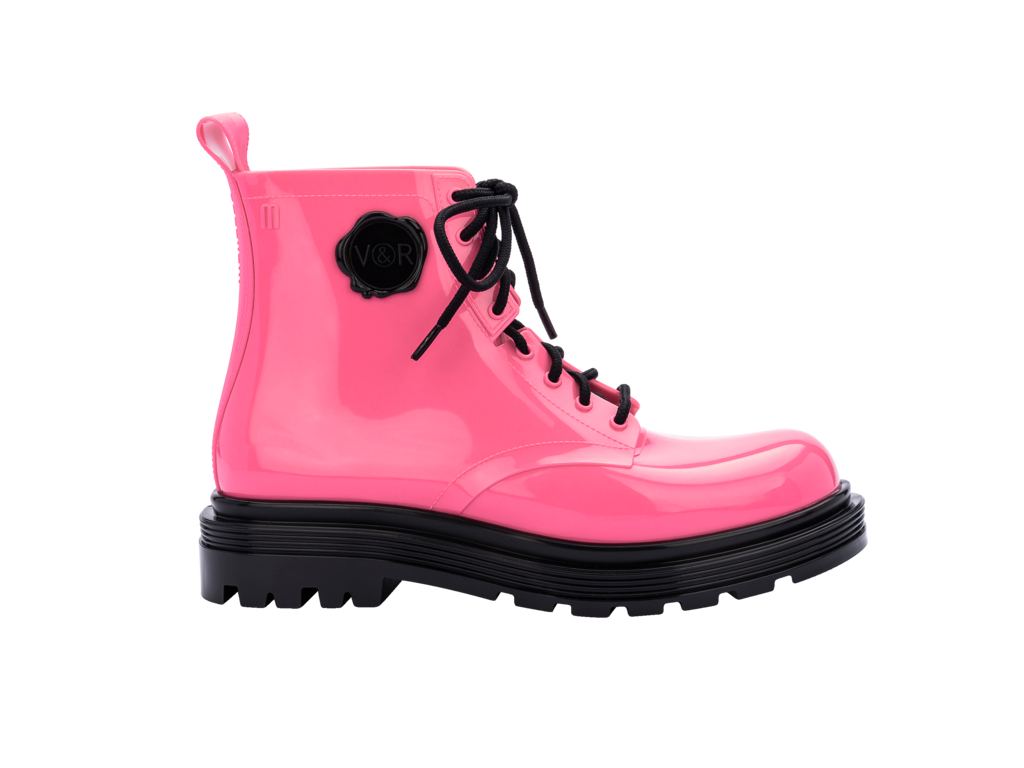 Melissa ＋ VIKTOR AND ROLF Coturno Boot - Pink Black