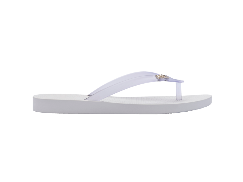 Melissa Sun Venice Flip Flop - White Clear