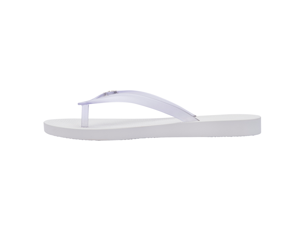 Melissa Sun Venice Flip Flop - White Clear