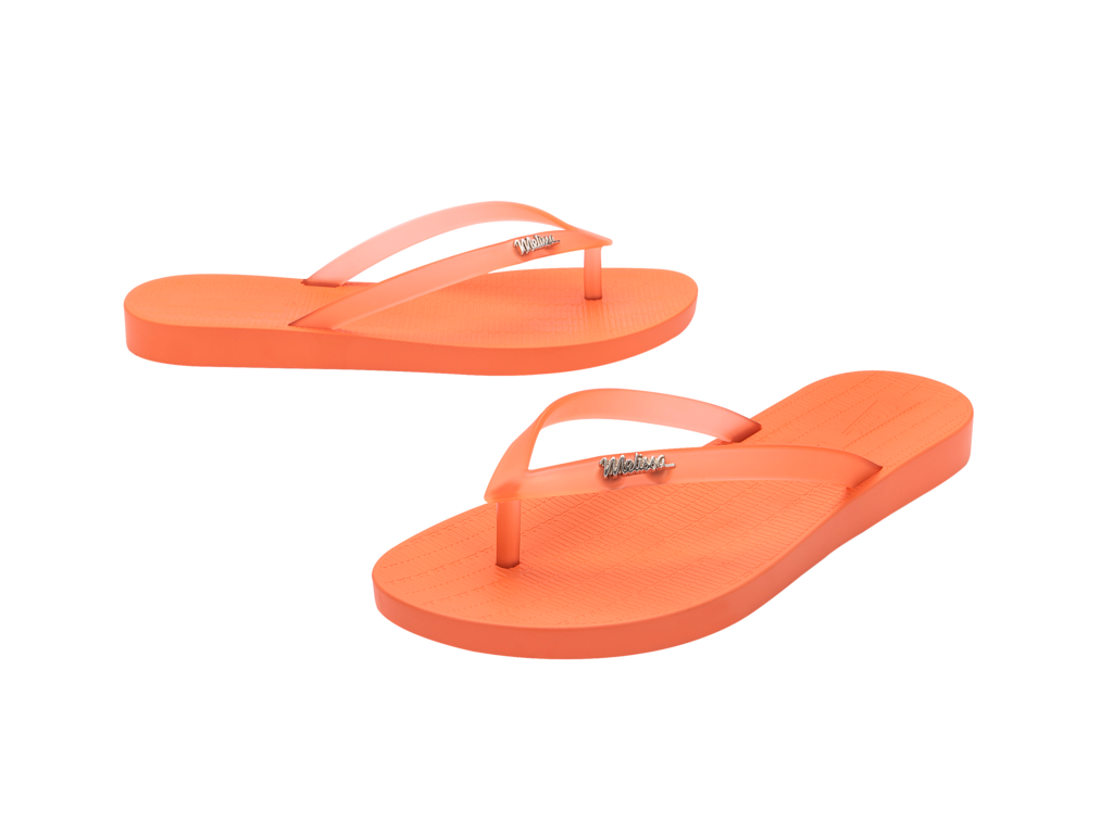 Melissa Sun Venice Flip Flop - Orange Clear