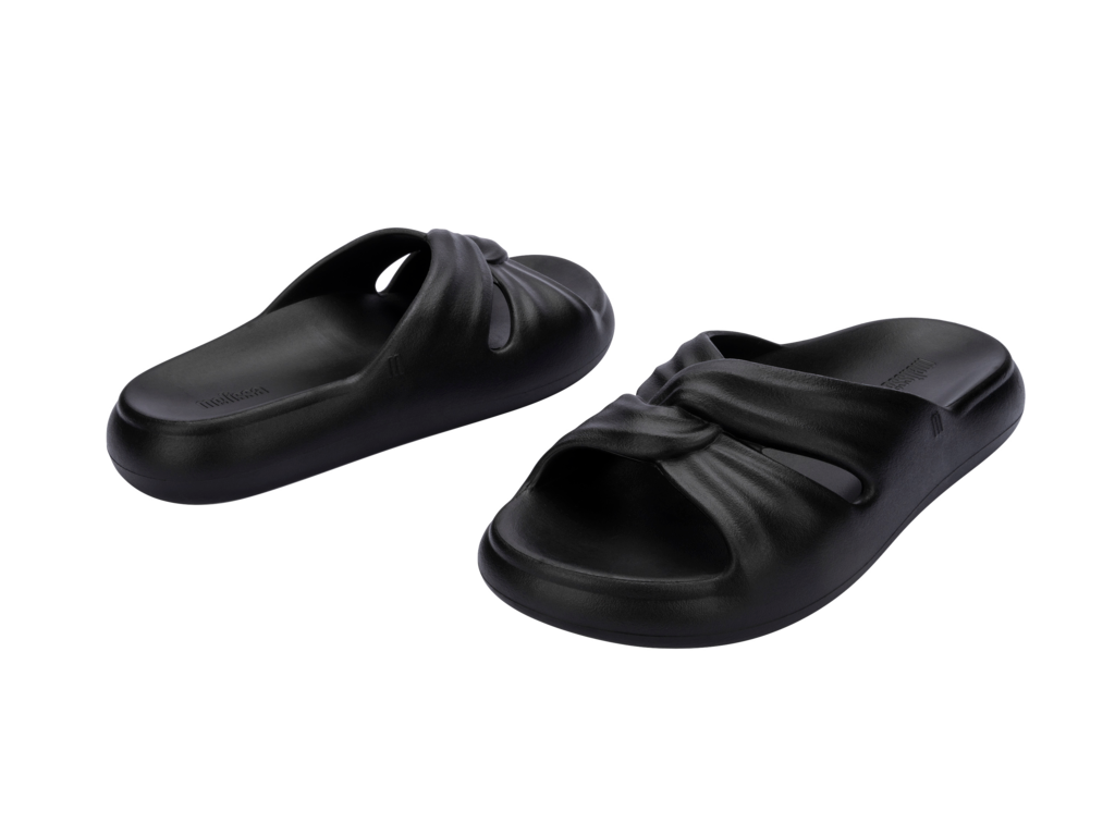 Melissa Free Slide - Black/Beige