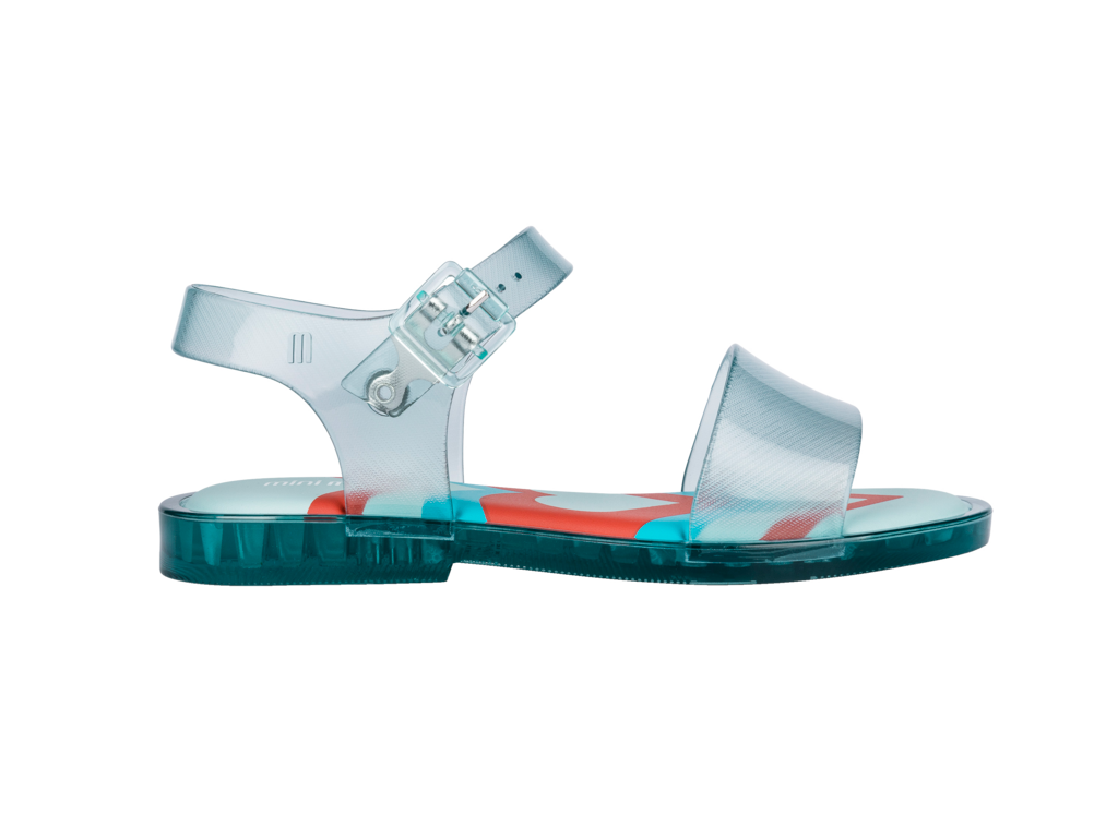 Mini Melissa Mar Sandal Jelly Pop INF - Clear Green