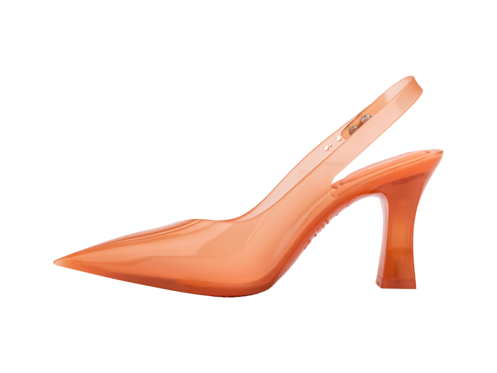 Melissa Slingback Heel + Larroude - Orange