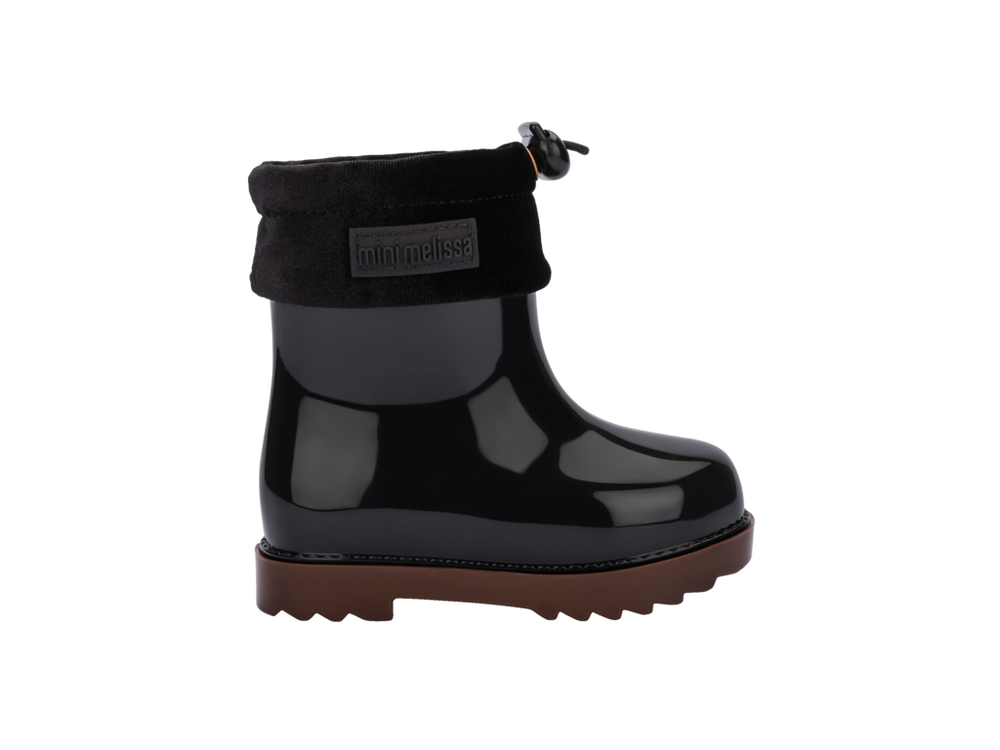 Mini melissa black best sale boots