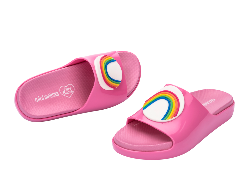 Mini Melissa Cloud Slide + Care Bears INF - Pink