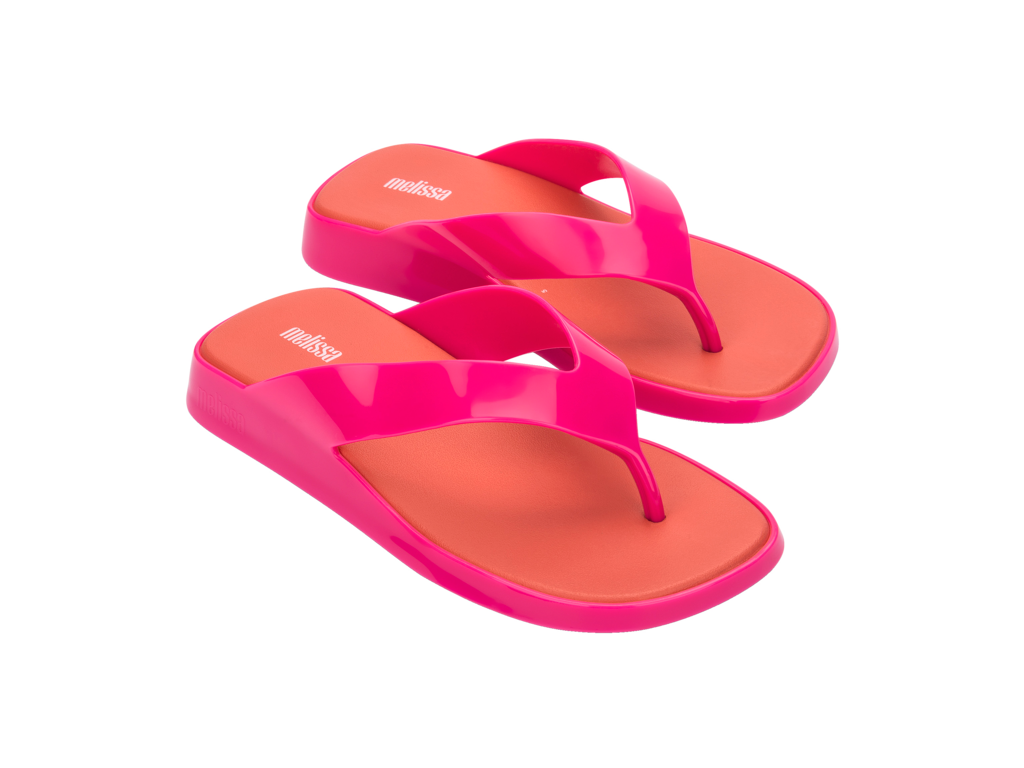 Melissa Brave Flip Flop - Pink Orange