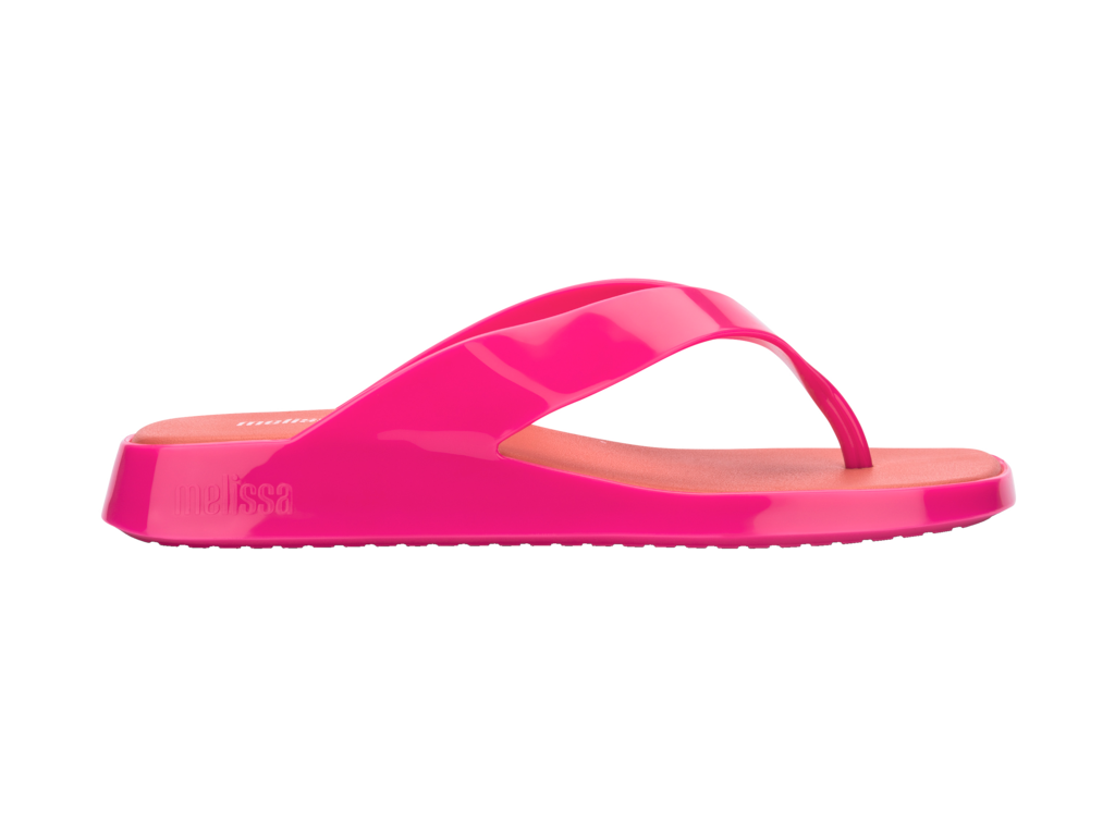 Melissa Brave Flip Flop Pink Orange