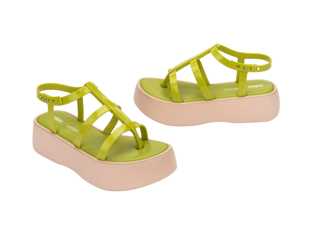 Melissa Caribe High Platform + Salinas - Green