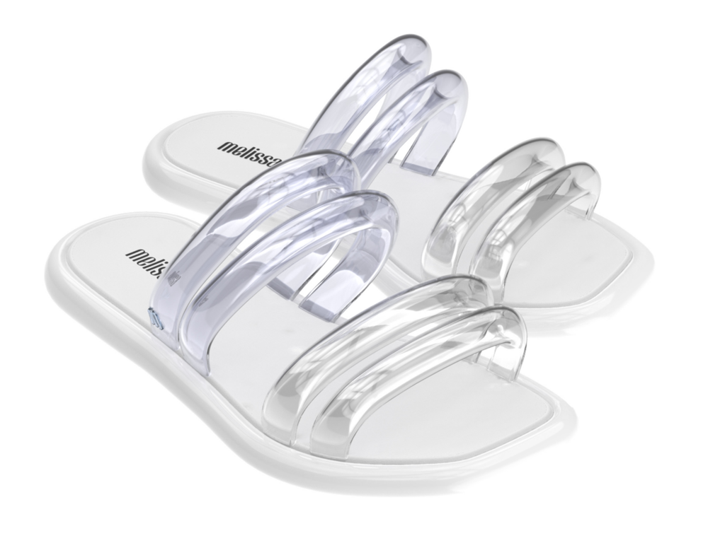 Melissa Airbubble Slide - Clear White