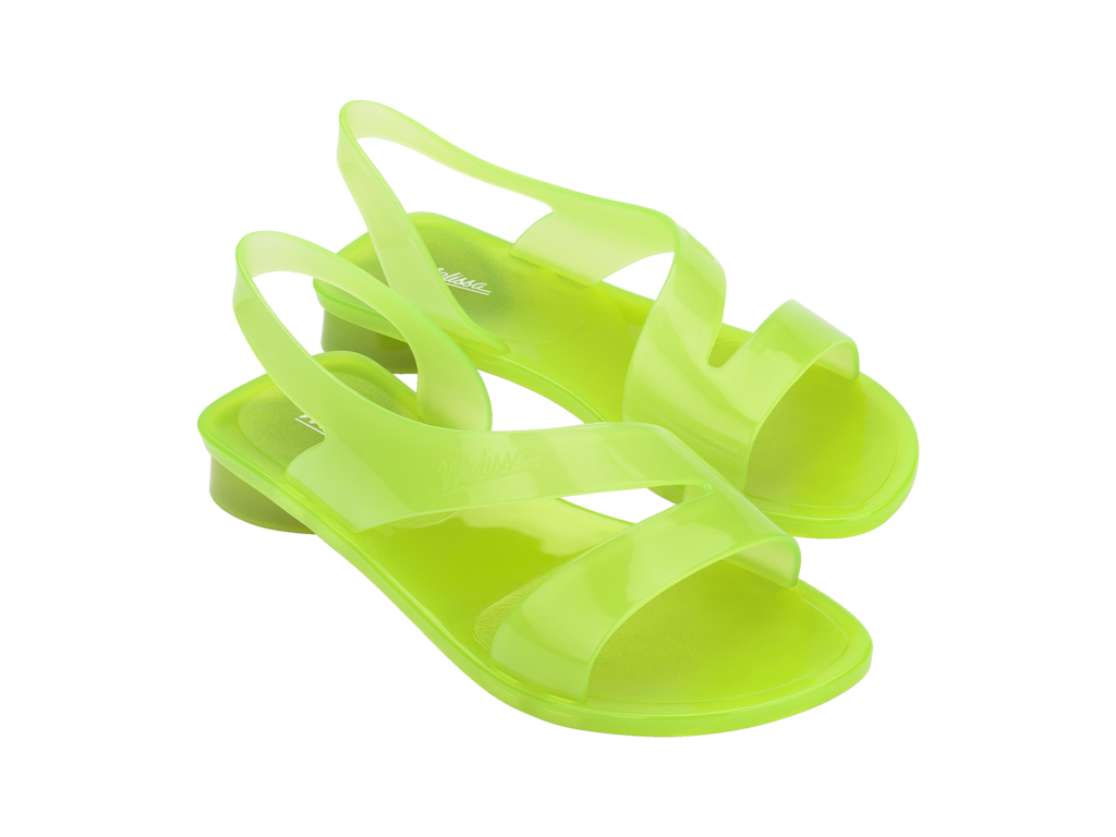 Neon green jelly sales sandals