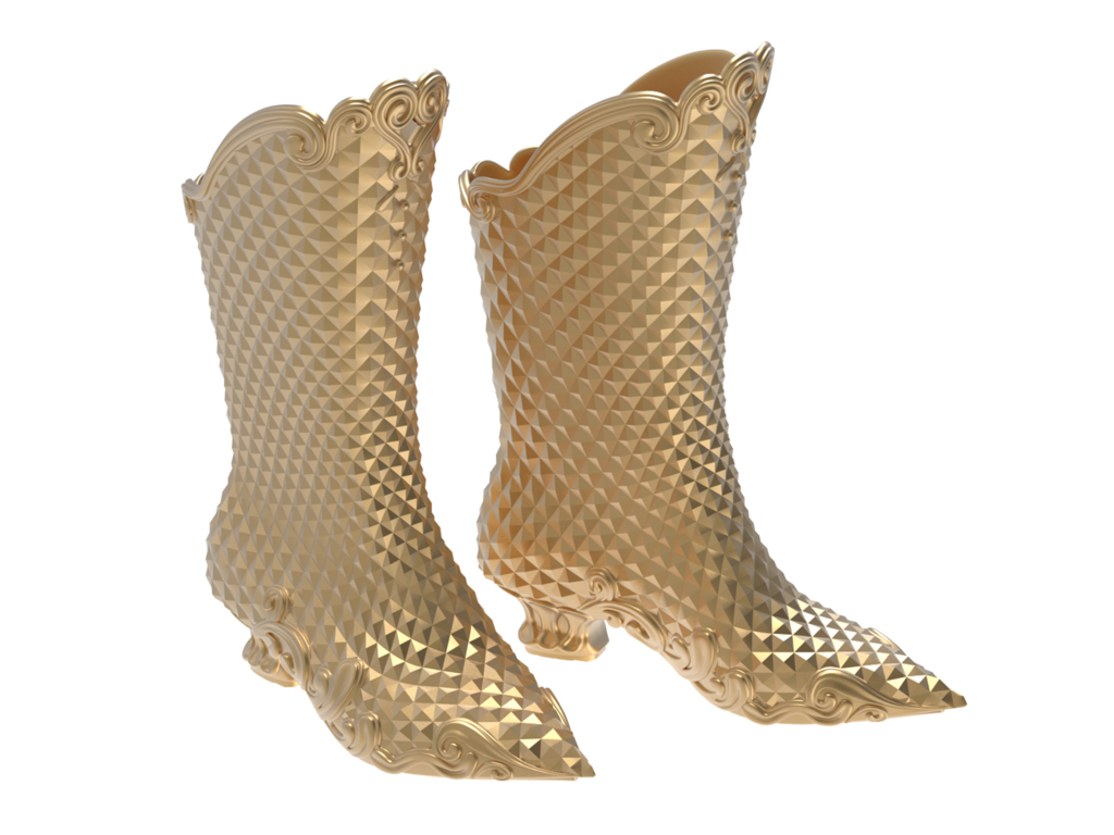 Melissa Court Boot + Y/Project - Gold