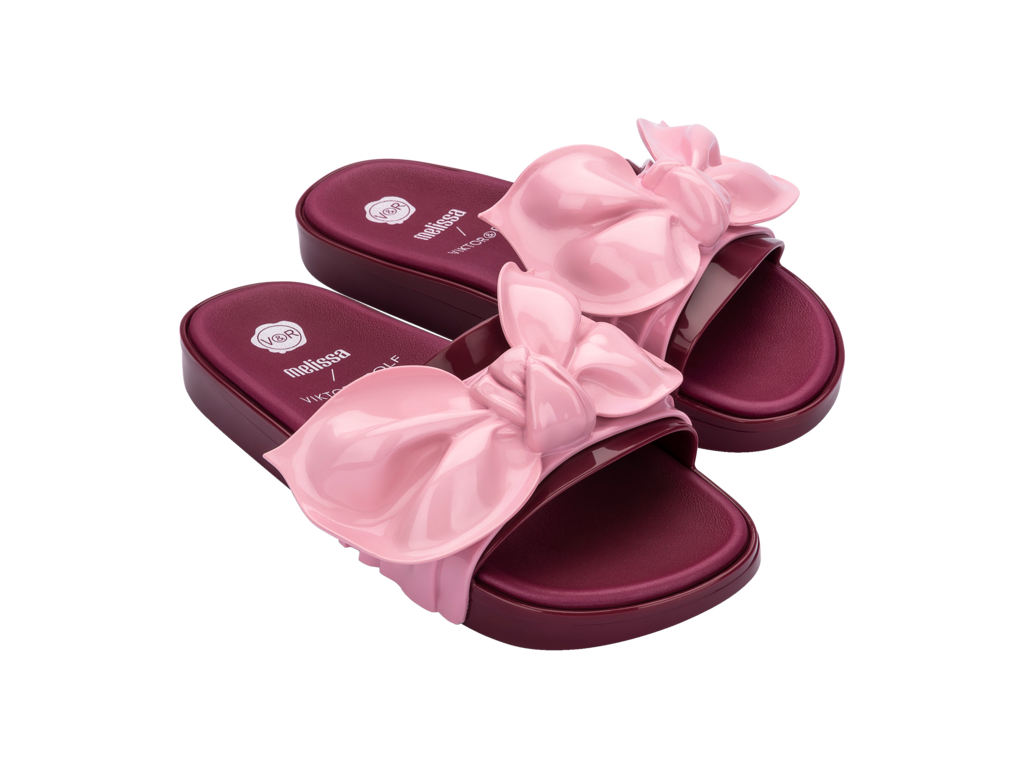 Fenty red slides sales