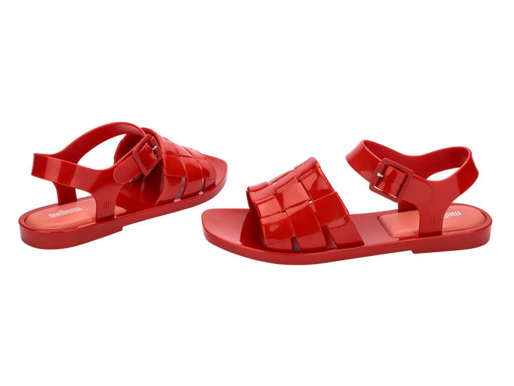 Melissa Basket Sandal - Red/Orange