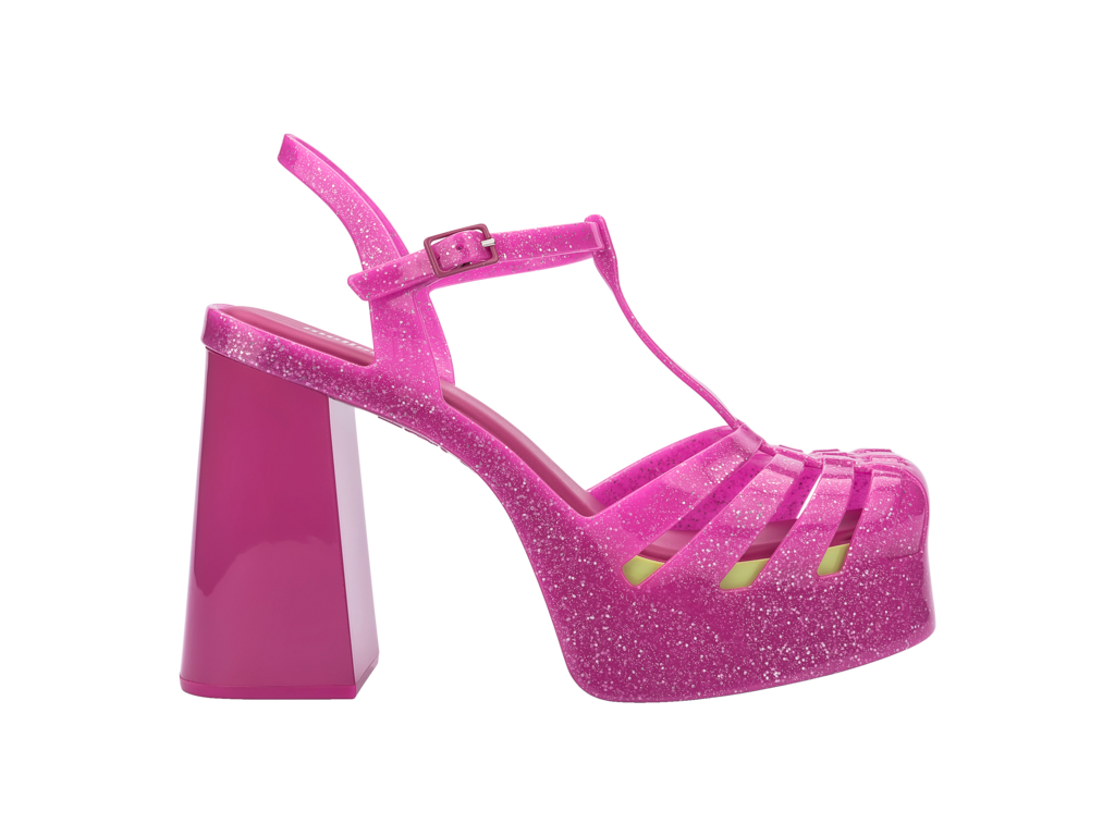 High heels pink on sale glitter